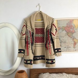 Tribal print sweater